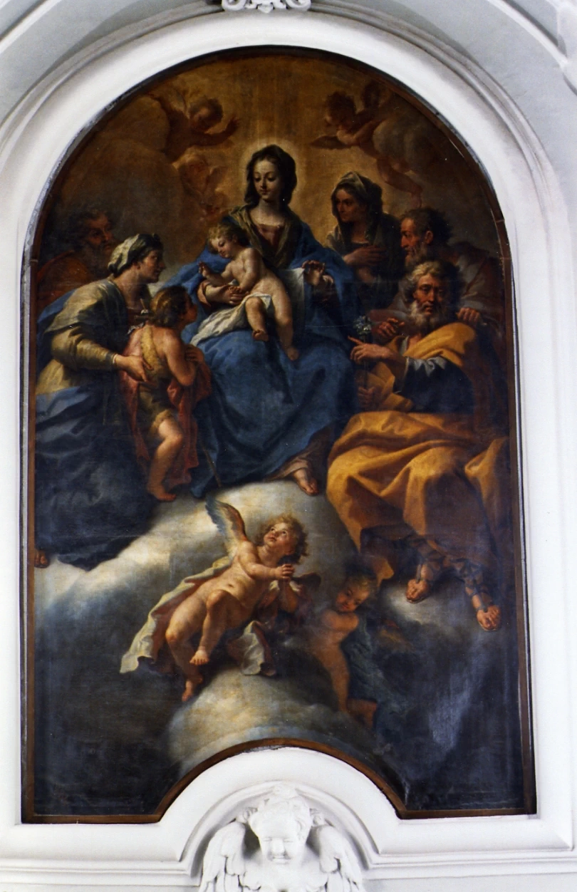 Sacra Famiglia e santi - Chiesa di S. Maria Egiziaca a Pizzofalcone, Salerno